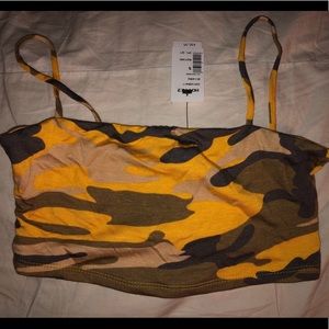 Camo crop top